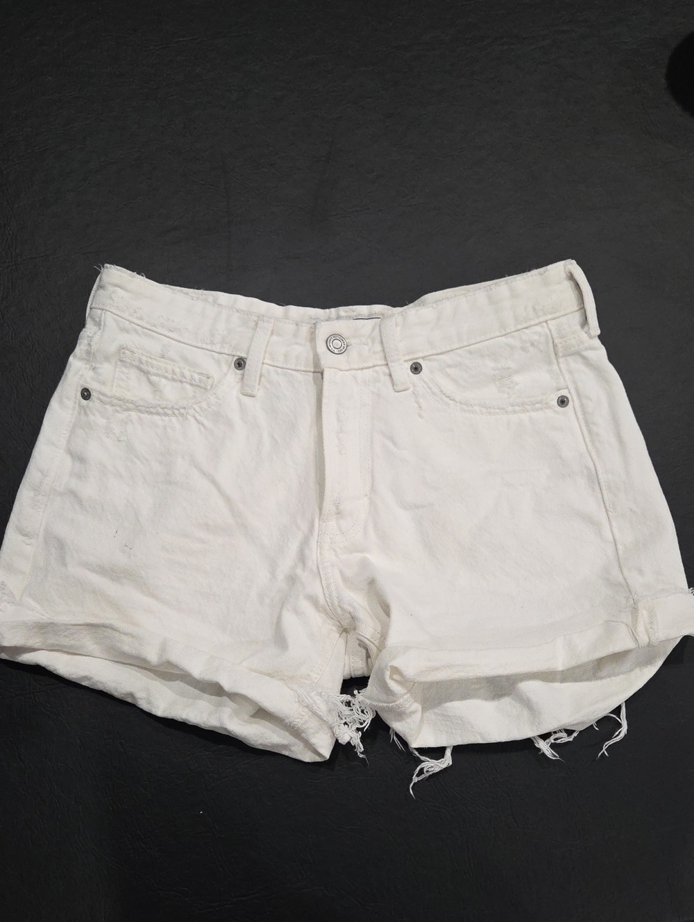 Lucky Brand White Denim Cutoff Shorts